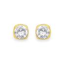 9ct-Gold-Cubic-Zirconia-Studs Sale