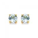 9ct-Aquamarine-Stud-Earrings Sale