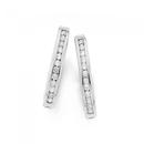 9ct-White-Gold-Diamond-Huggie-Earrings Sale