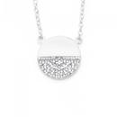 Silver-Cubic-Zirconia-Luna-Pendant Sale