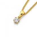 9ct-Round-Diamond-Pendant Sale