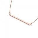 9ct-Rose-Gold-45cm-Bar-Necklet Sale