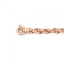 9ct-Rose-Gold-20cm-Triple-Oval-Belcher-Bolt-Ring-Bracelet Sale