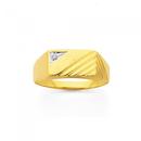 9ct-Two-Tone-Gold-Diamond-Set-Gents-Rings Sale