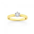 9ct-Gold-Diamond-Solitaire-Ring Sale