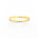 9ct-Gold-2mm-Half-Round-Stacker-Ring-Size-O Sale