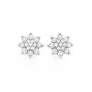 9ct-Gold-Diamond-Star-Stud-Earrings Sale