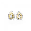 9ct-Gold-Diamond-Pear-Shape-Stud-Earrings Sale