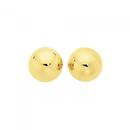 9ct-Gold-8mm-Dome-Stud-Earrings Sale