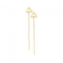9ct-Gold-Triangle-Thread-Through-Drop-Earrings Sale