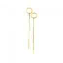 9ct-Gold-Circle-Thread-Through-Drop-Earrings Sale
