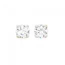 9ct-Gold-5mm-Cubic-Zirconia-Stud-Earrings Sale