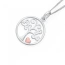 Silver-Rose-Plate-Tree-of-Life-Pendant Sale