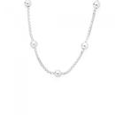 Silver-30cm-Plain-Ball-Choker-Necklet Sale