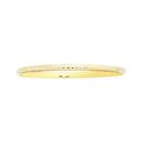 9ct-Gold-on-Silver-Two-Tone-Half-Round-Bangle Sale