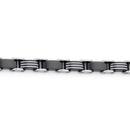 MY-Steel-4-Black-Lines-Bar-Bracelet Sale