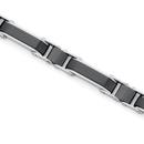 MY-Steel-Long-Short-Black-Links-Bracelet Sale