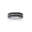 MY-Tungsten-Carbide-Black-and-Centre-Line-Ring Sale