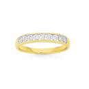 9ct-Gold-Diamond-Anniversary-Band Sale