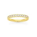 9ct-Gold-Diamond-Bezel-Edged-Band Sale