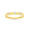 9ct-Gold-Diamond-Three-Stone-Band Sale