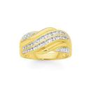 9ct-Gold-Diamond-Swirl-Crossover-Ring Sale