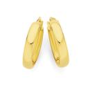 9ct-Gold-4x15mm-Polished-Hoop-Earrings Sale