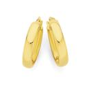 9ct-Gold-4x15mm-Polished-Hoop-Earrings Sale