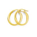 9ct-Gold-Slight-Twist-Oval-Hoop-Earrings Sale
