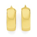 9ct-Gold-Oval-Hoop-Earrings Sale