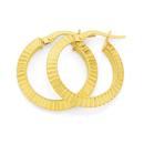 9ct-Gold-Grooved-Knife-Edge-Hoop-Earrings Sale