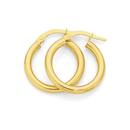 9ct-Gold-25x15mm-Polished-Hoop-Earrings Sale