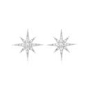 Silver-CZ-Magical-Star-Stud-Earrings Sale