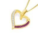9ct-Gold-Ruby-and-Diamond-Open-Heart-Pendant Sale
