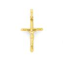 9ct-Gold-26mm-Crucifix-Cross-Pendant Sale