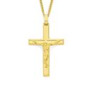 9ct-Gold-Crucifix-Gents-Pendant Sale