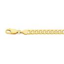 9ct-Gold-19cm-Solid-Curb-Bracelet Sale