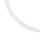 Silver-50cm-Solid-Bevelled-Curb-Chain Sale