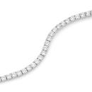 Sterling-Silver-4mm-Claw-Set-Cubic-Zirconia-Tennis-Bracelet Sale