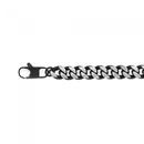 Steel-22cm-Oxidised-Curb-Bracelet Sale