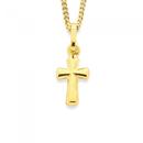 9ct-10mm-Fluted-Cross-Charm Sale