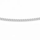 Sterling-Silver-45cm-Diamond-Cut-Solid-Curb-Chain Sale