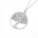 Sterling-Silver-Round-Tree-Of-Life-Pendant Sale