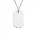 Sterling-Silver-Small-Plain-Dog-Tag-Gents-Pendant Sale