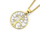 9ct-Gold-Two-Tone-Tree-of-Life-Pendant Sale