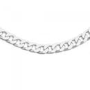 Silver-55cm-Flat-Curb-Chain Sale