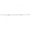 Silver-25cm-Twist-Ball-Twist-Chain-Anklet Sale