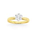 18ct-Gold-Diamond-Solitaire-Ring Sale