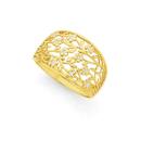 9ct-Gold-Two-Tone-Flowers-Vines-Ring Sale