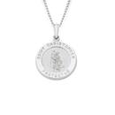 Silver-St-Christopher-Medal-Pendant Sale